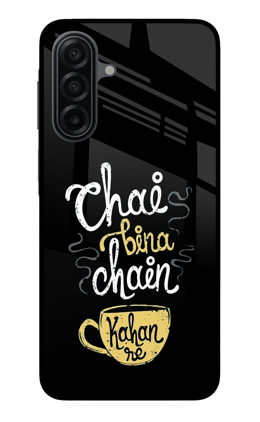 Chai Bina Chain Kaha Re Samsung A17 5G Back Cover, Metal case