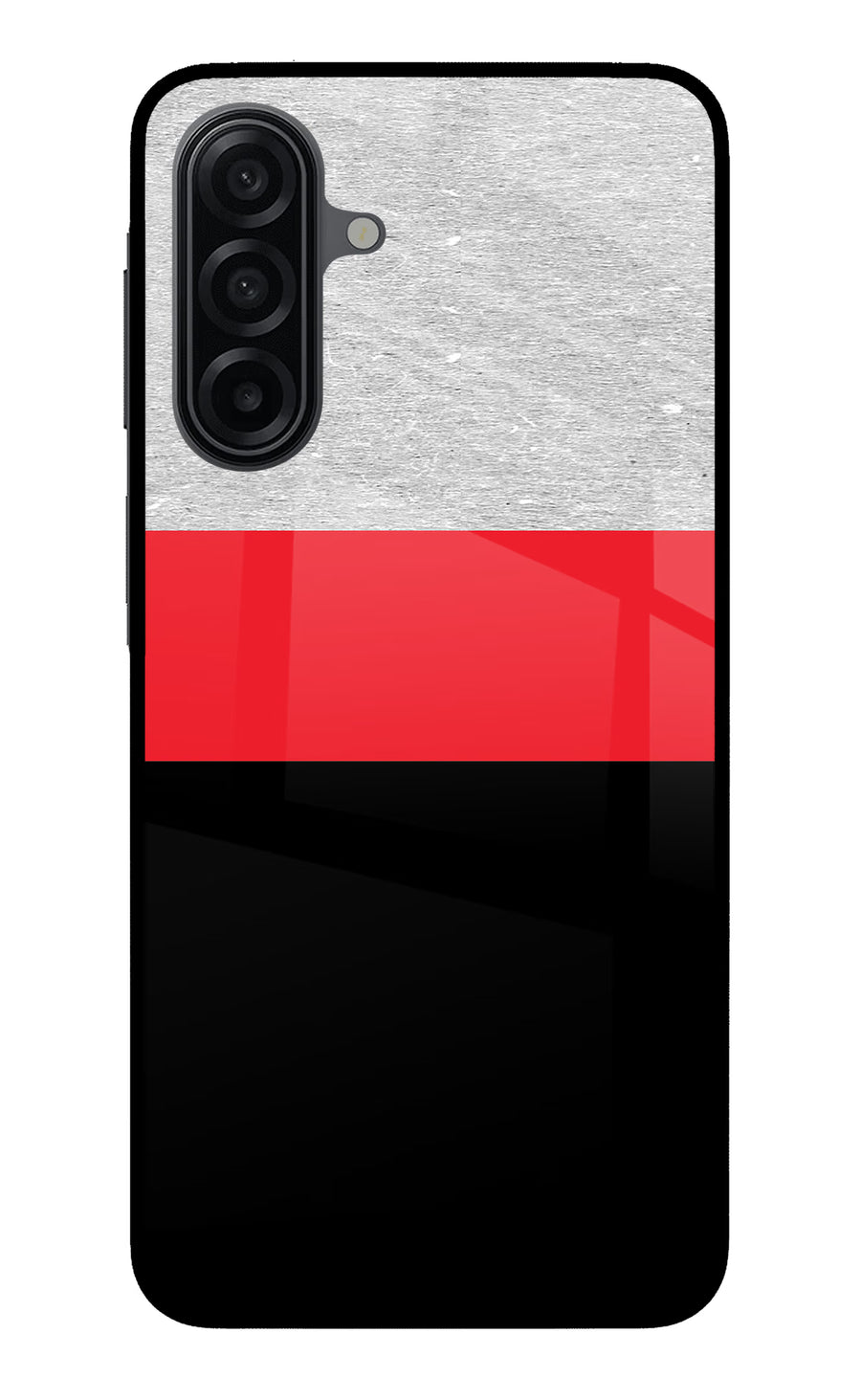 Tri Color Pattern Samsung A17 5G Back Cover, Metal case