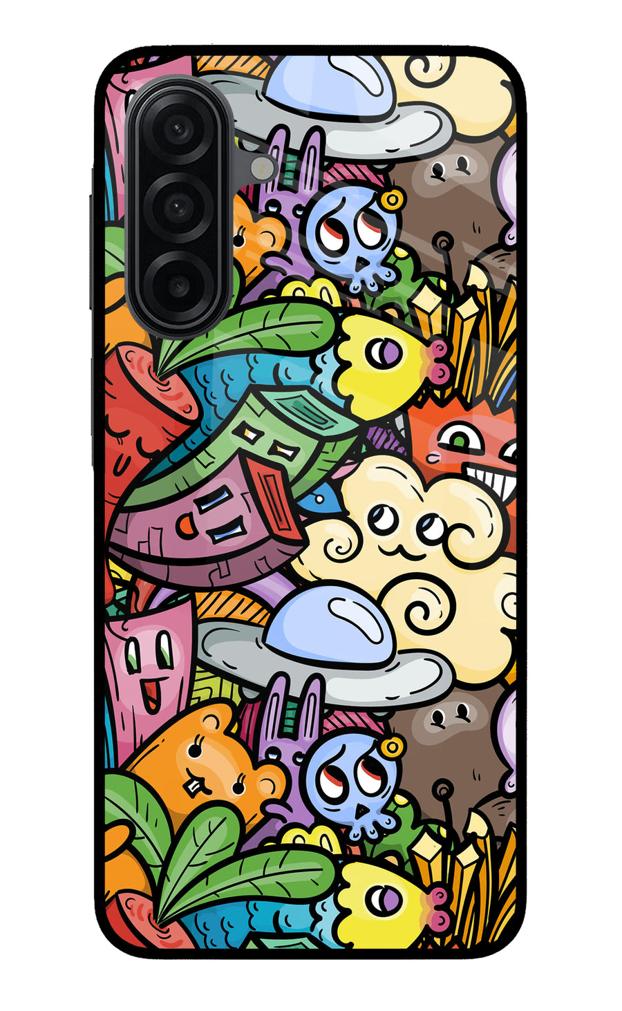 Veggie Doodle Samsung A17 5G Back Cover, Metal case