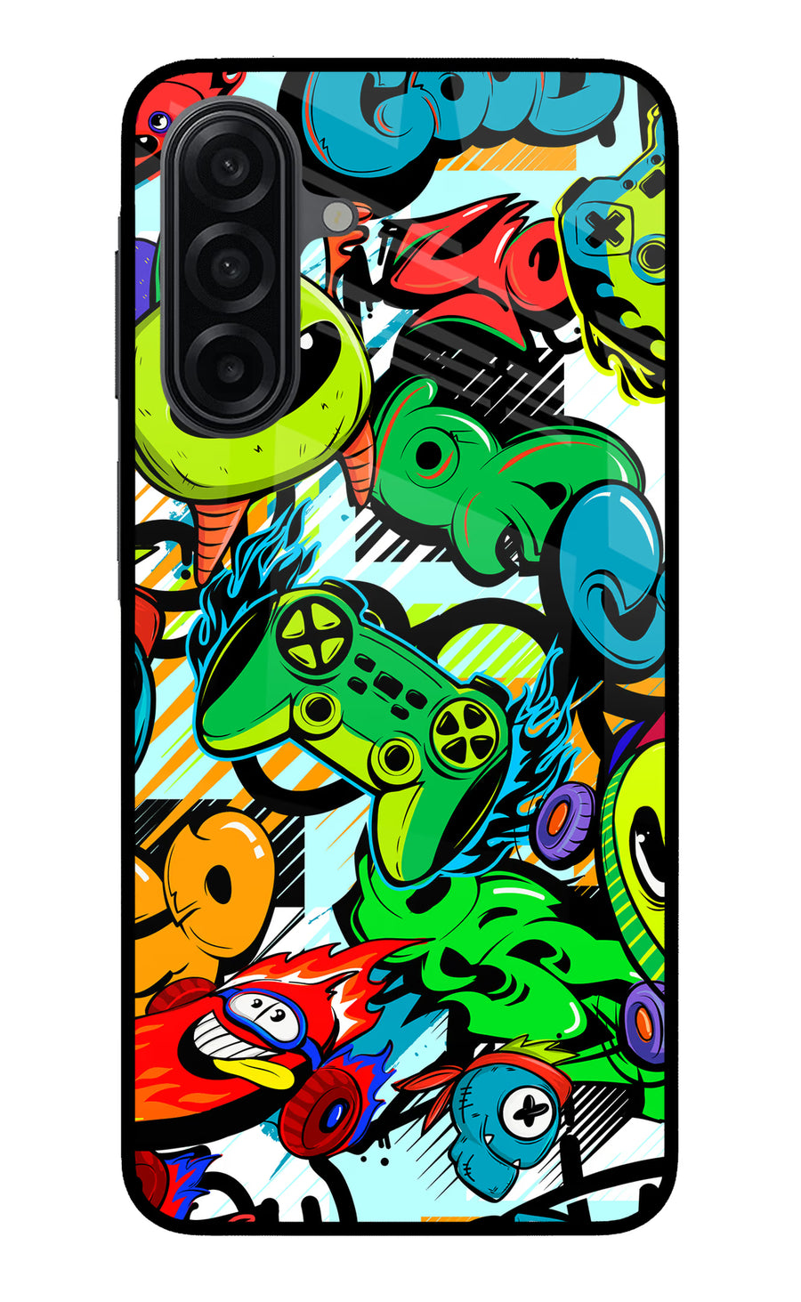 Game Doodle Samsung A17 5G Back Cover, Metal case