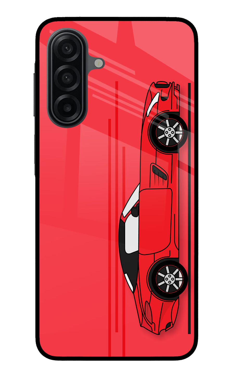 Red Velocity Samsung A17 5G Back Cover, Metal case