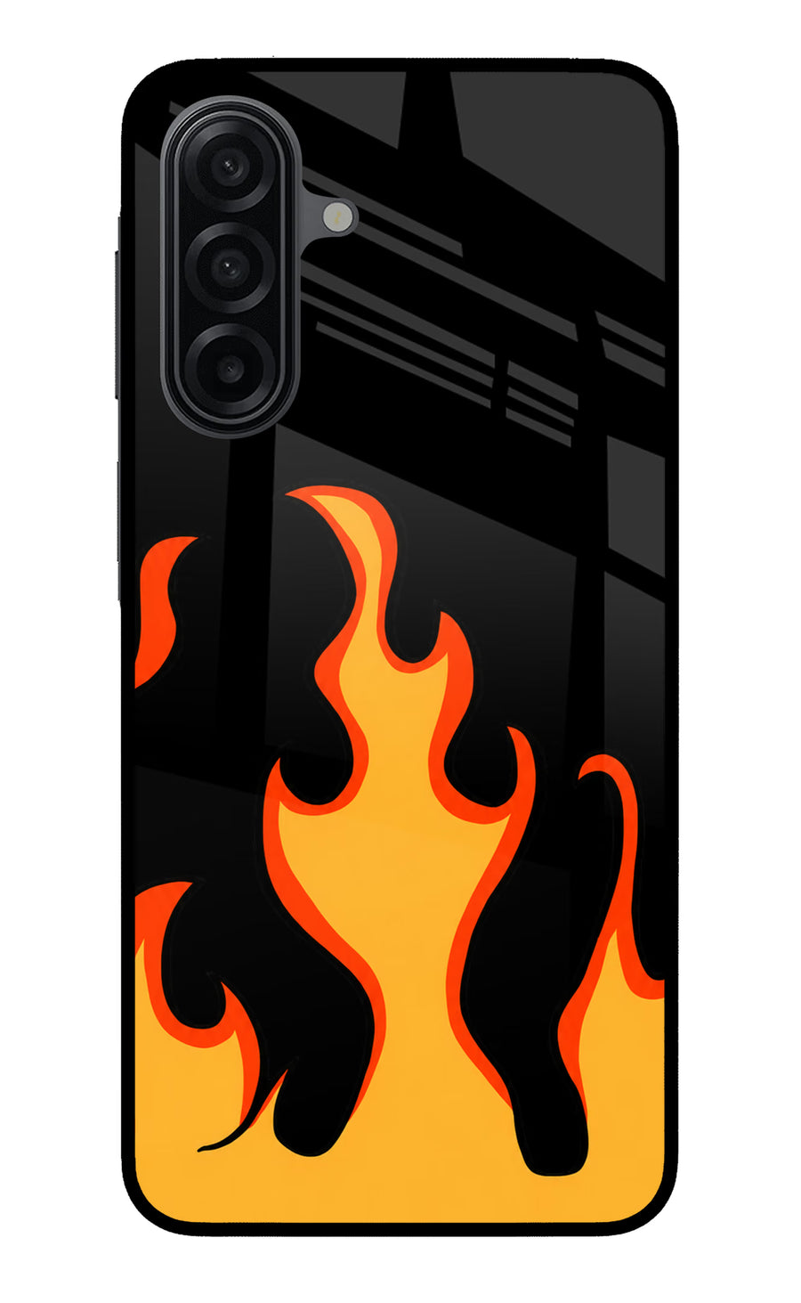 Fired Up – Black Samsung A17 5G Back Cover, Metal case