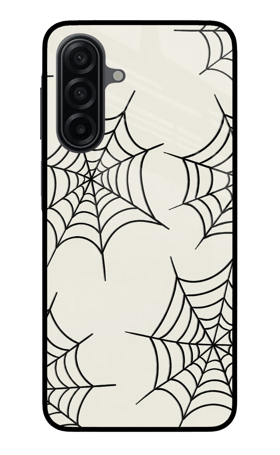 Spider Web Samsung A17 5G Back Cover, Metal case
