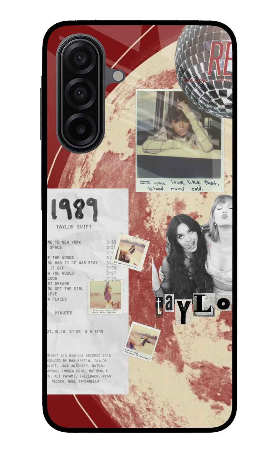 Taylor Swift Samsung A17 5G Back Cover, Metal case