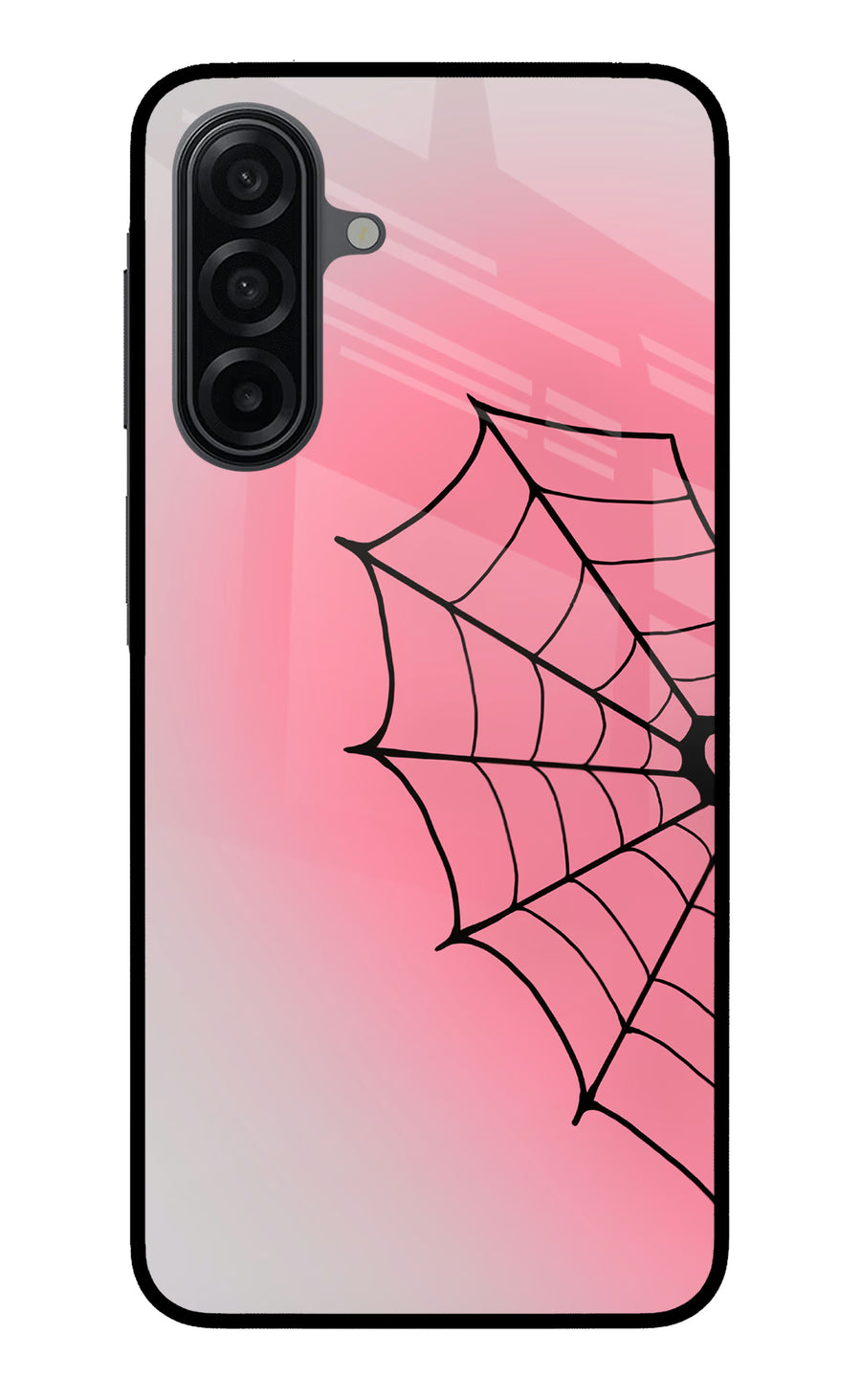 Pink Web Samsung A17 5G Back Cover, Metal case