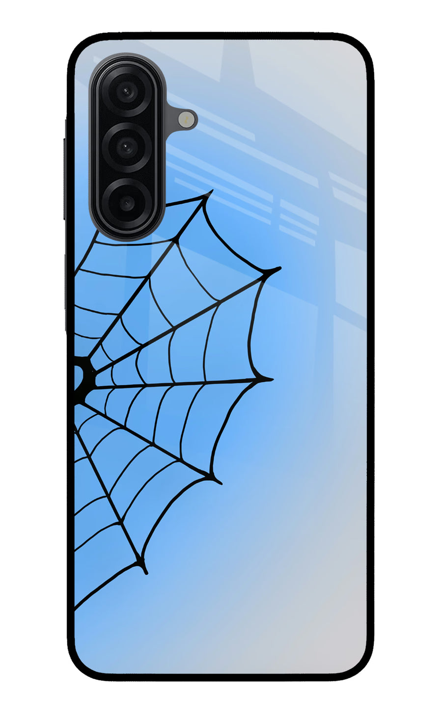 Blue Web Samsung A17 5G Back Cover, Metal case