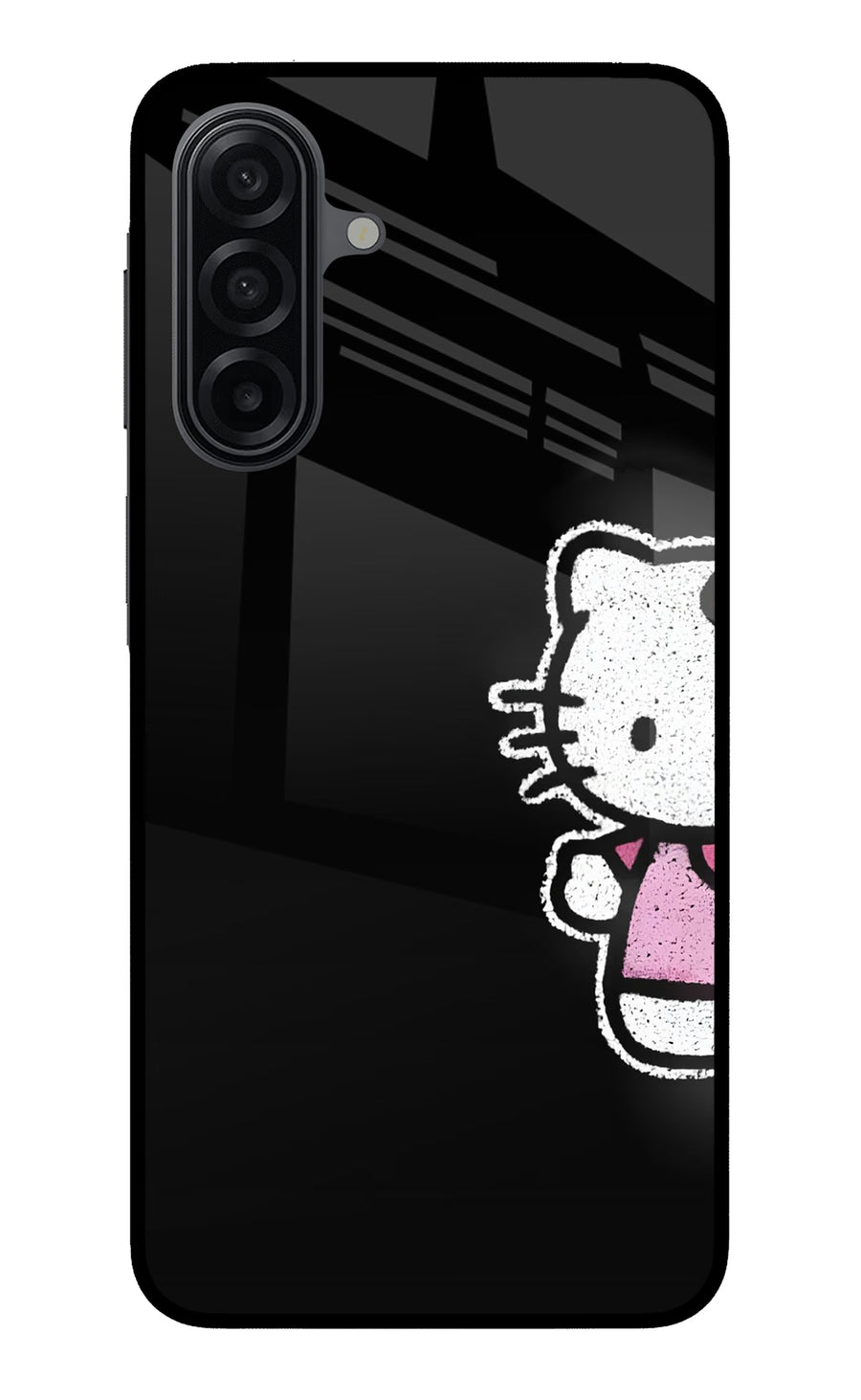 Kitty Charm Samsung A17 5G Back Cover, Metal case