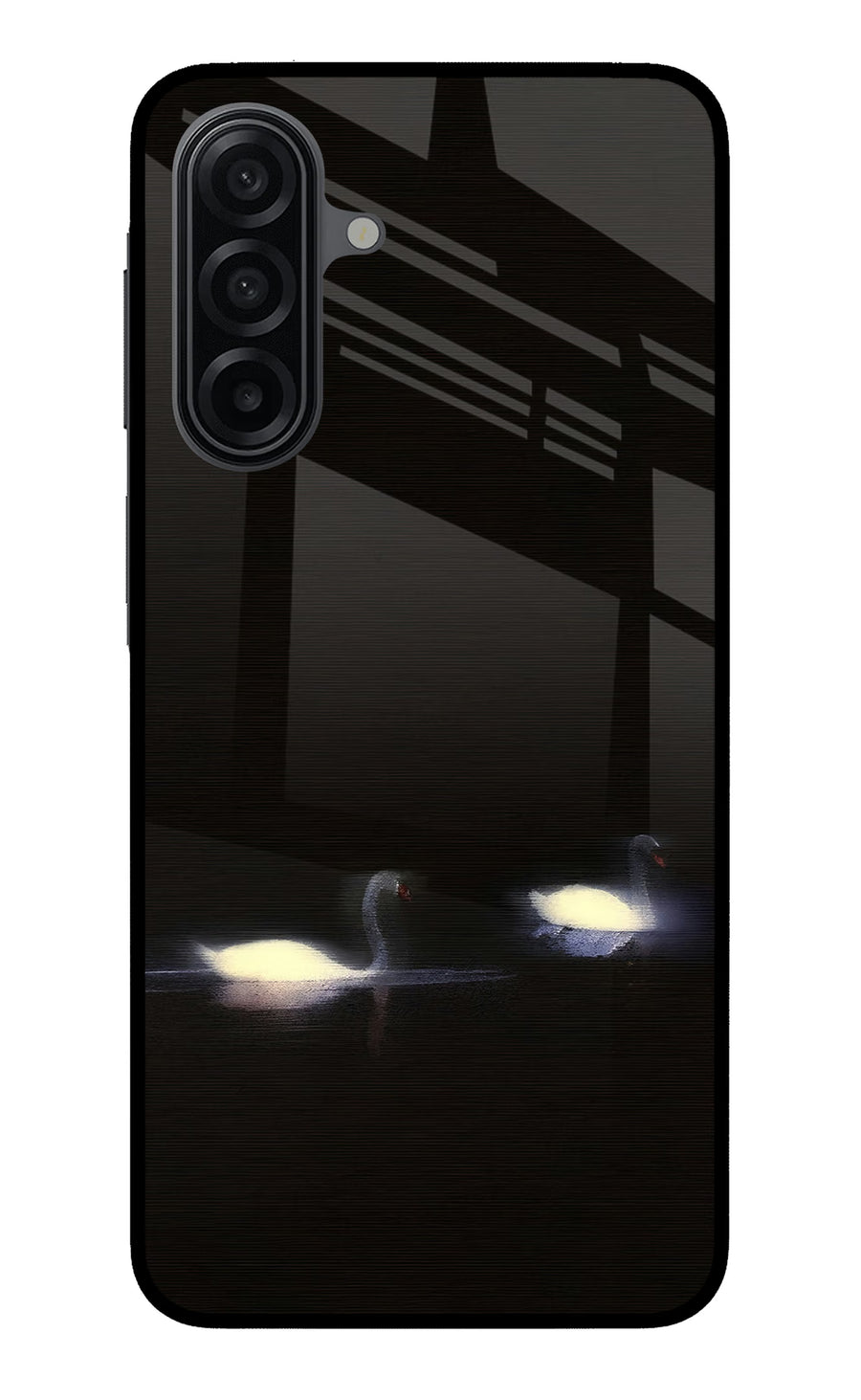 Silent Swans Samsung A17 5G Back Cover, Metal case