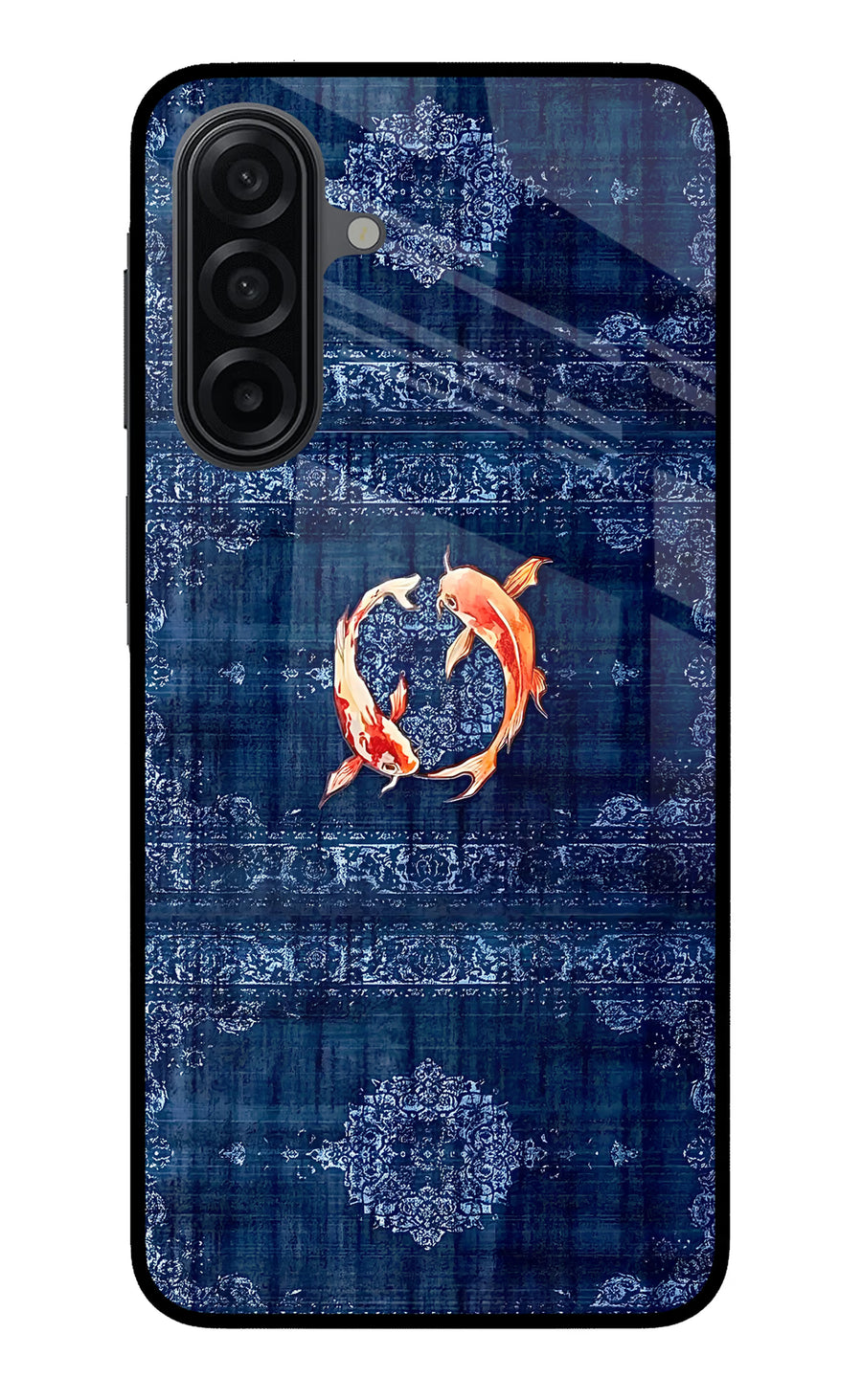 Koi Blue Samsung A17 5G Back Cover, Metal case