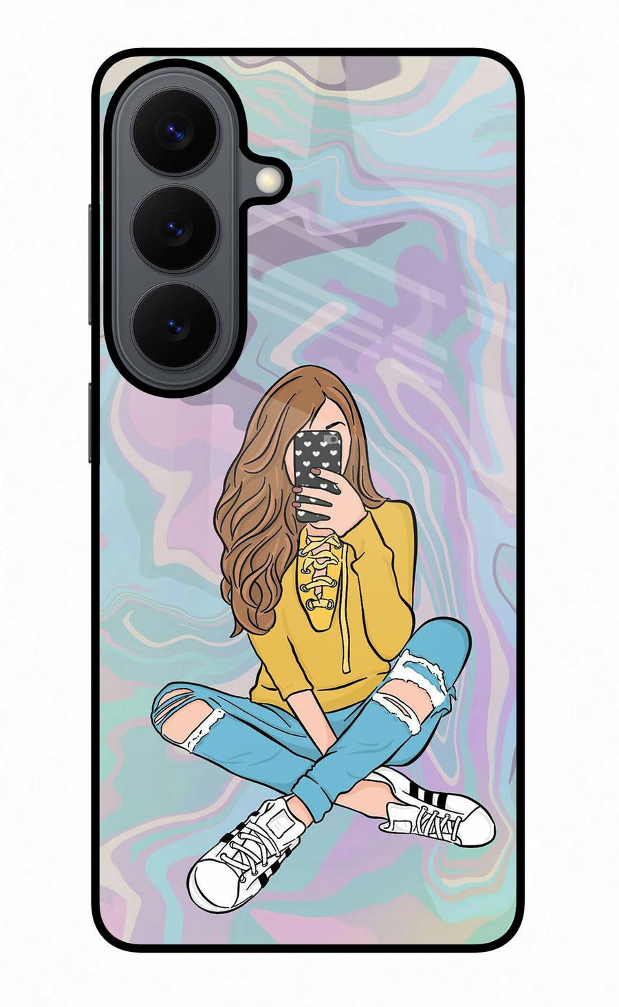 Selfie Girl Samsung S26 Back Cover, Metal case