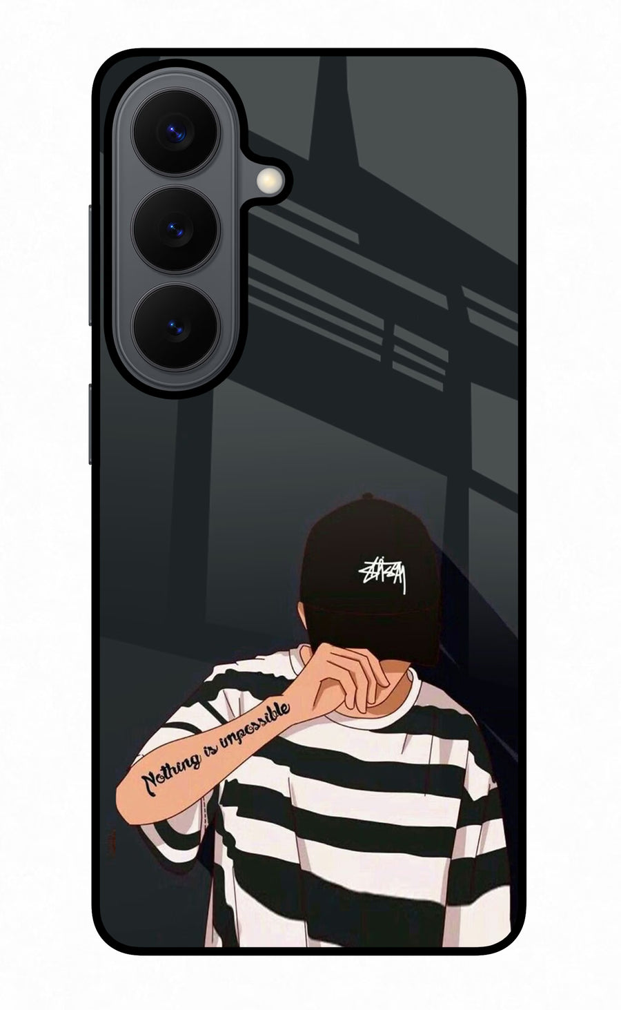 Aesthetic Boy Samsung S26 Back Cover, Metal case