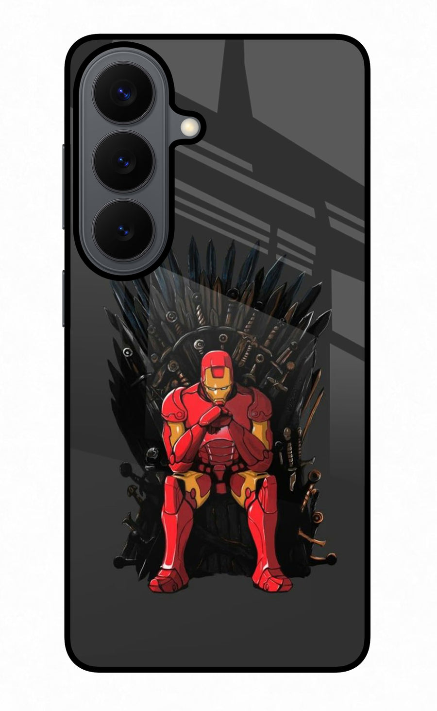 Ironman Throne Samsung S26 Back Cover, Metal case