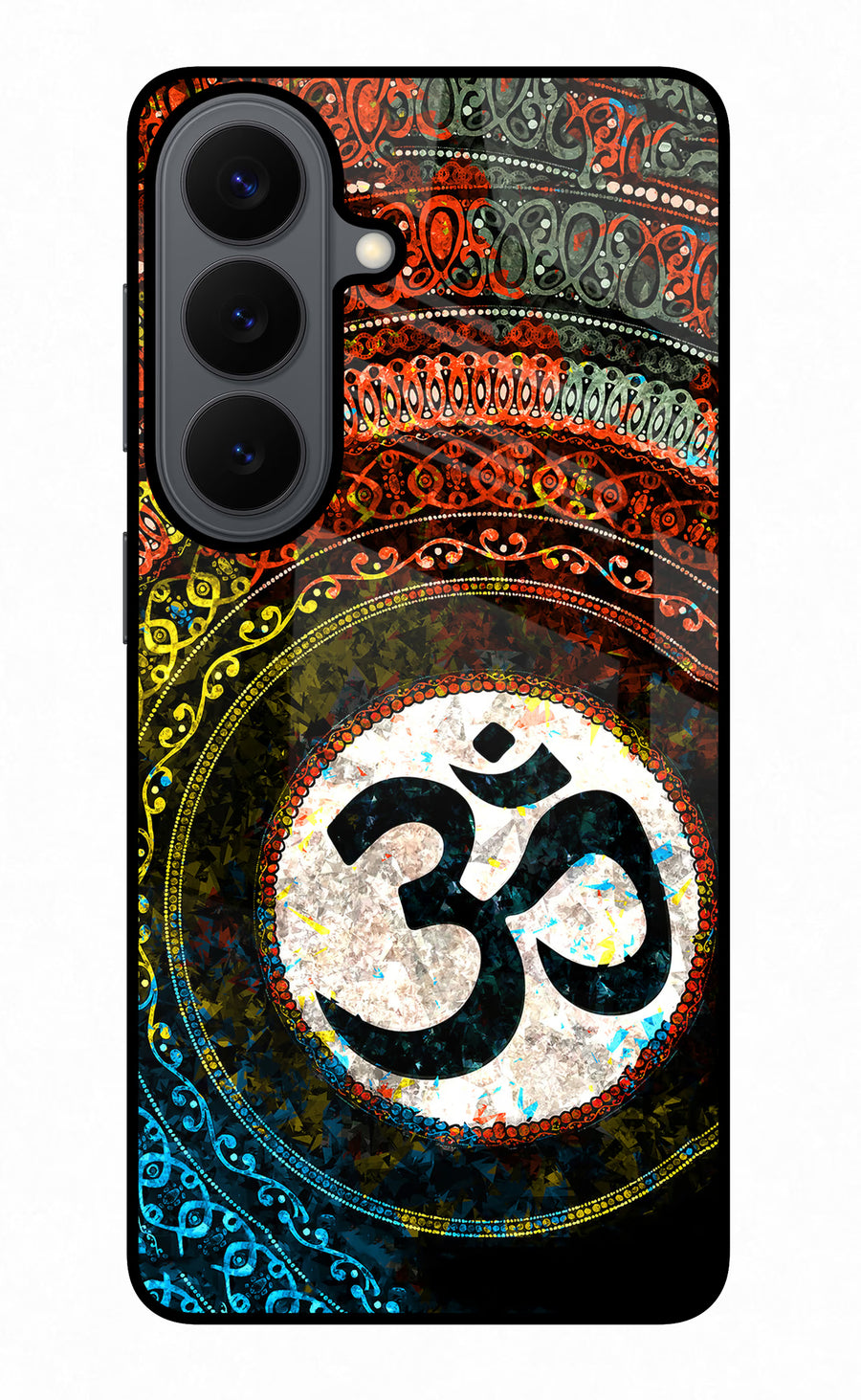 Om Cultural Samsung S26 Back Cover, Metal case