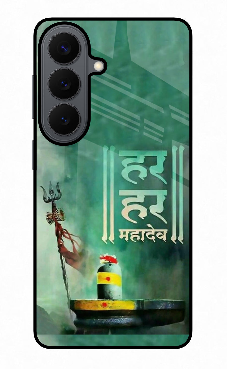 Har Har Mahadev Shivling Samsung S26 Back Cover, Metal case