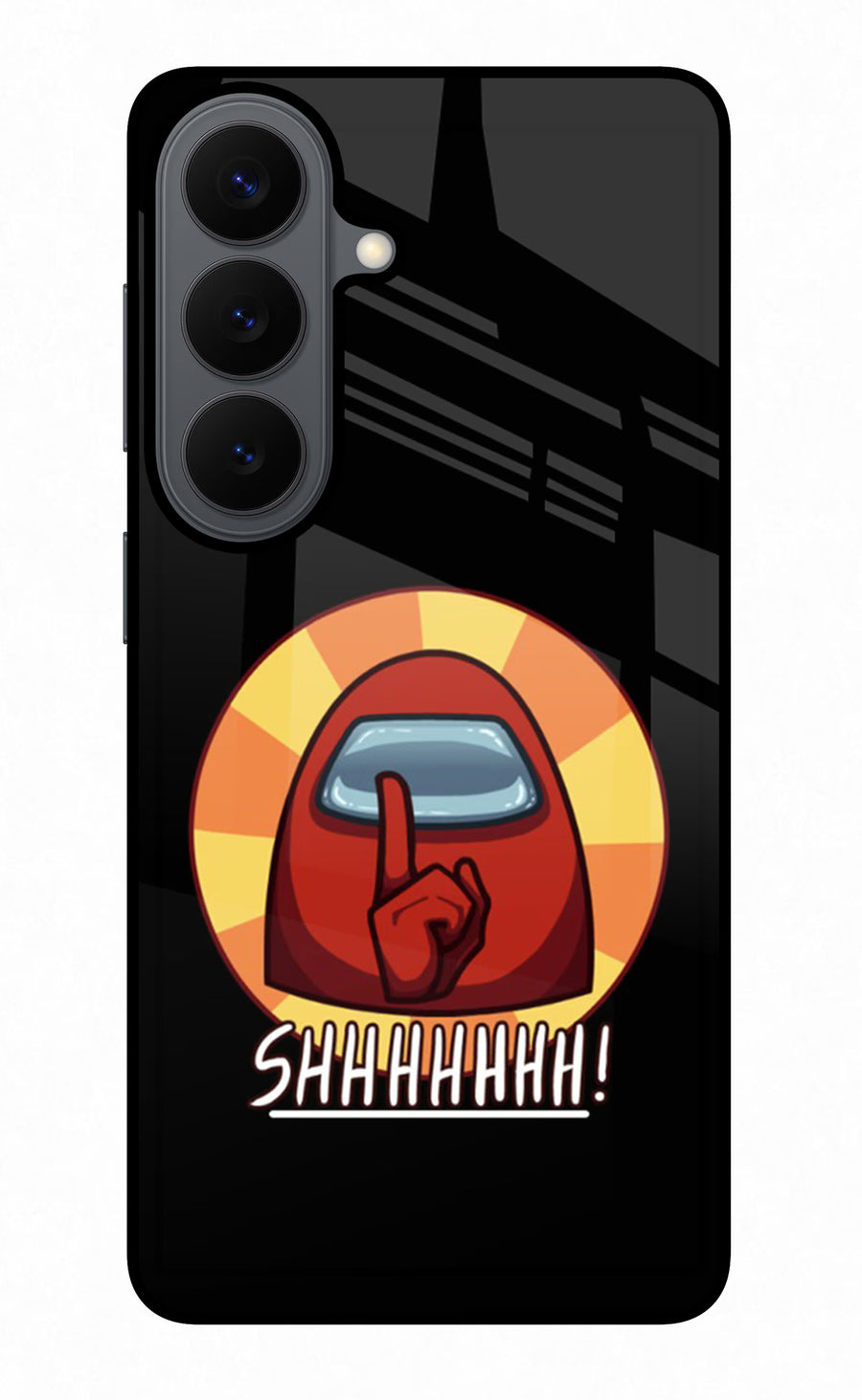 Among Us Shhh! Samsung S26 Back Cover, Metal case