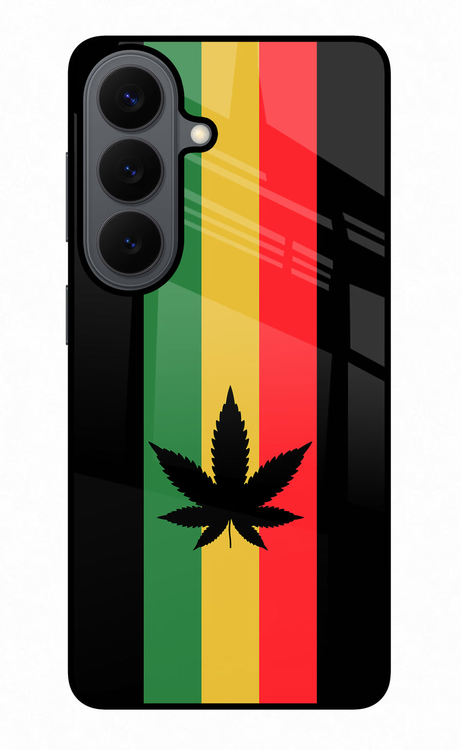 Weed Flag Samsung S26 Back Cover, Metal case