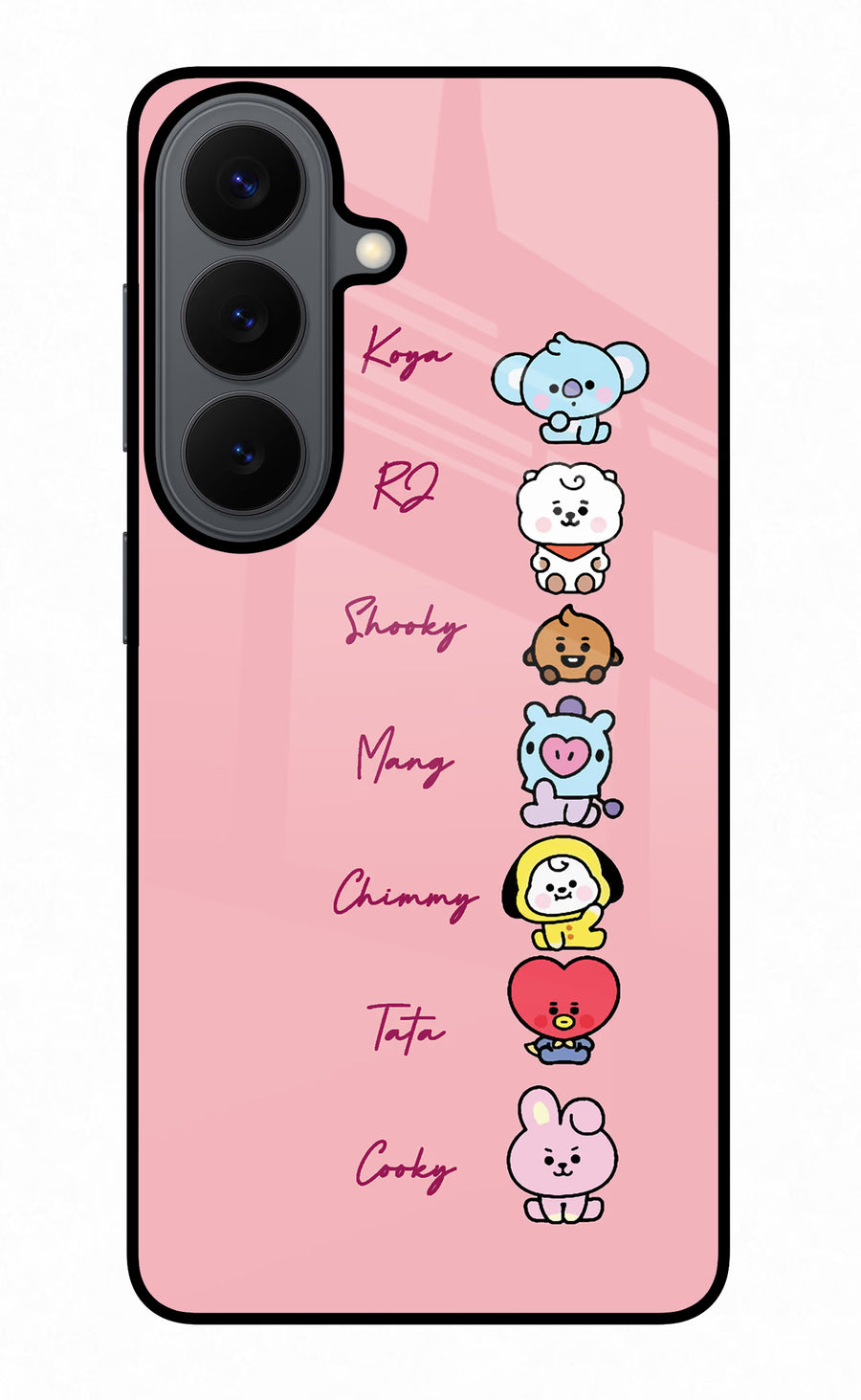 BTS names Samsung S26 Back Cover, Metal case