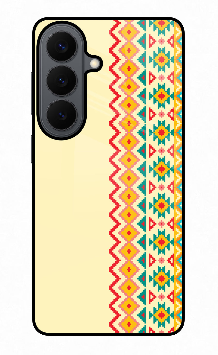 Ethnic Seamless Samsung S26 Back Cover, Metal case