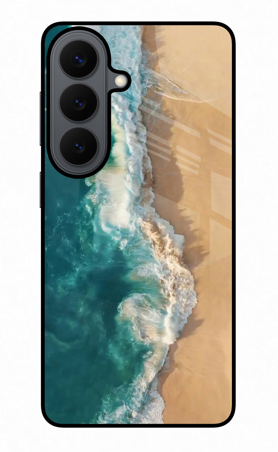 Ocean Beach Samsung S26 Back Cover, Metal case