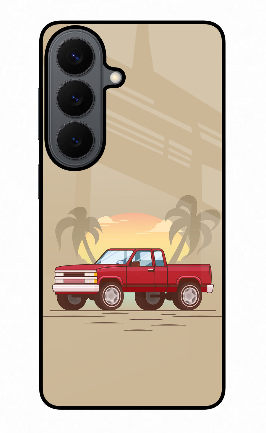 Desert Classic Drive Samsung S26 Back Cover, Metal case