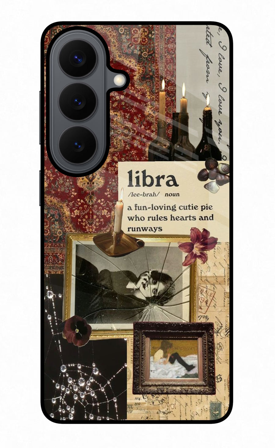 Libra Zodiac Samsung S26 Back Cover, Metal case