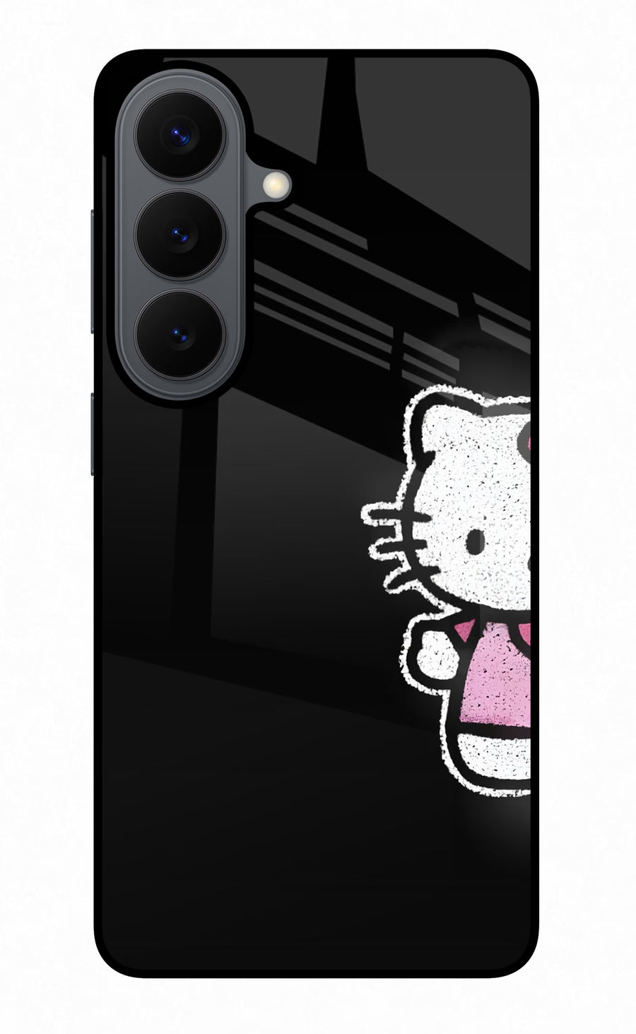 Kitty Charm Samsung S26 Back Cover, Metal case
