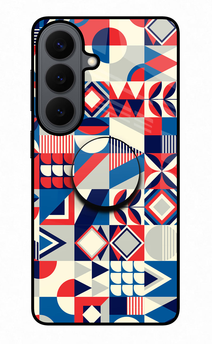 Colorful Pattern Samsung S26 Pop Case, Metal case