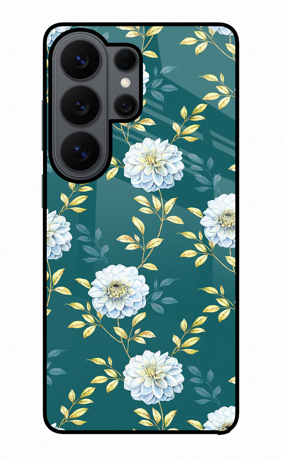 Flowers Samsung S26 Ultra Back Cover, Metal case