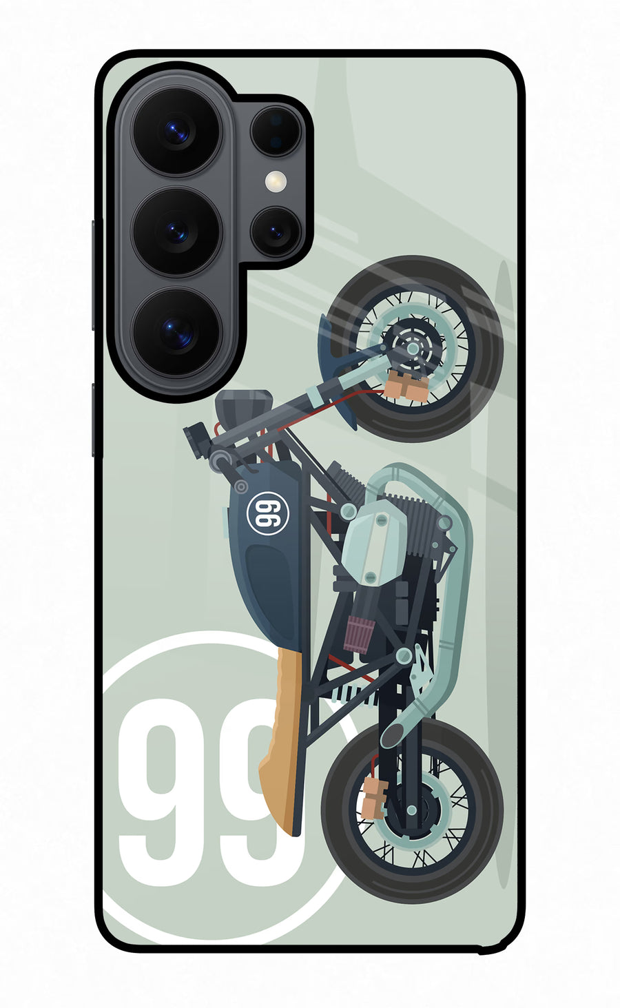 Classic Cafe Racer 99 Samsung S26 Ultra Back Cover, Metal case