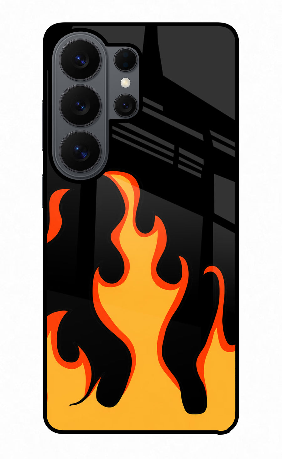 Fired Up – Black Samsung S26 Ultra Back Cover, Metal case