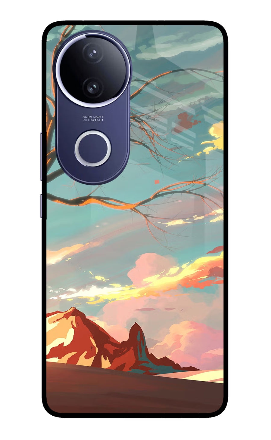 Scenery Vivo V50e 5G Back Cover, Metal case
