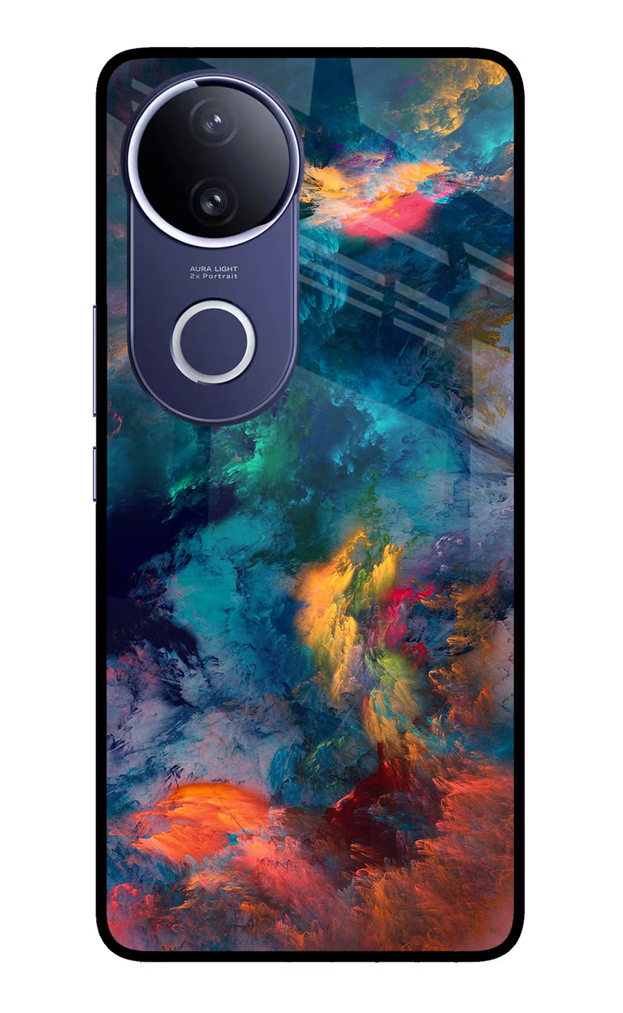 Artwork Paint Vivo V50e 5G Back Cover, Metal case