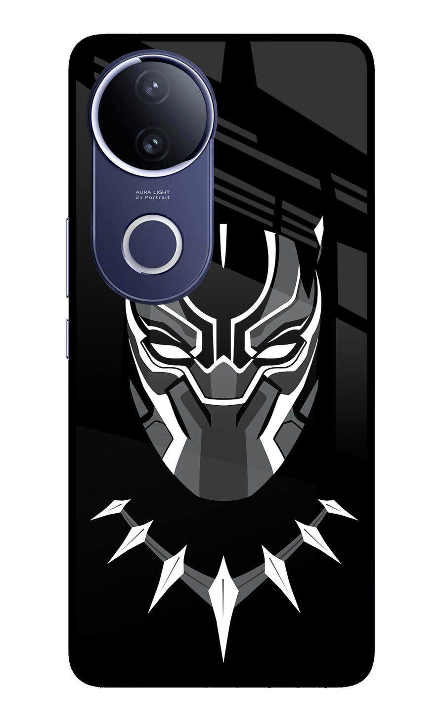 Black Panther Vivo V50e 5G Back Cover, Metal case