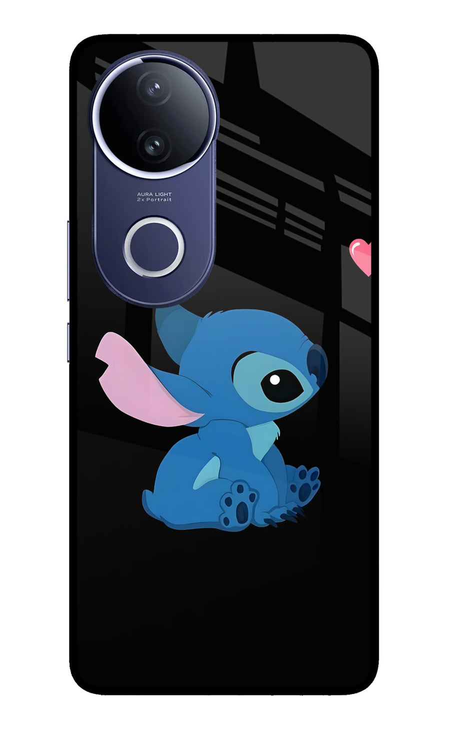 Stitch Crush Vivo V50e 5G Back Cover, Metal case