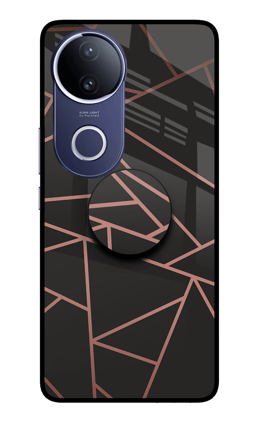 Geometric Pattern Vivo V50e 5G Pop Case, Metal case