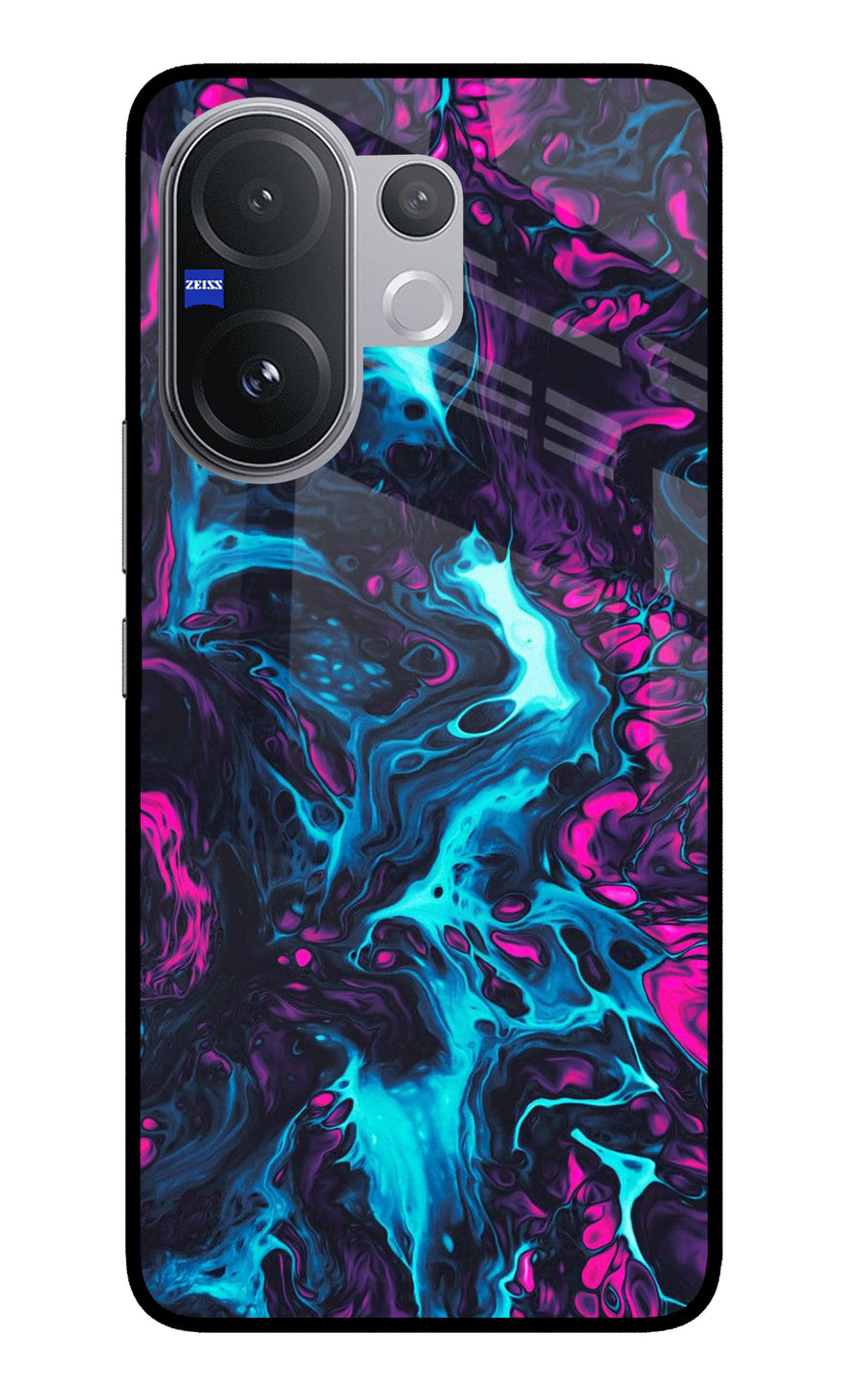 Abstract Vivo V60 5G Back Cover, Metal case