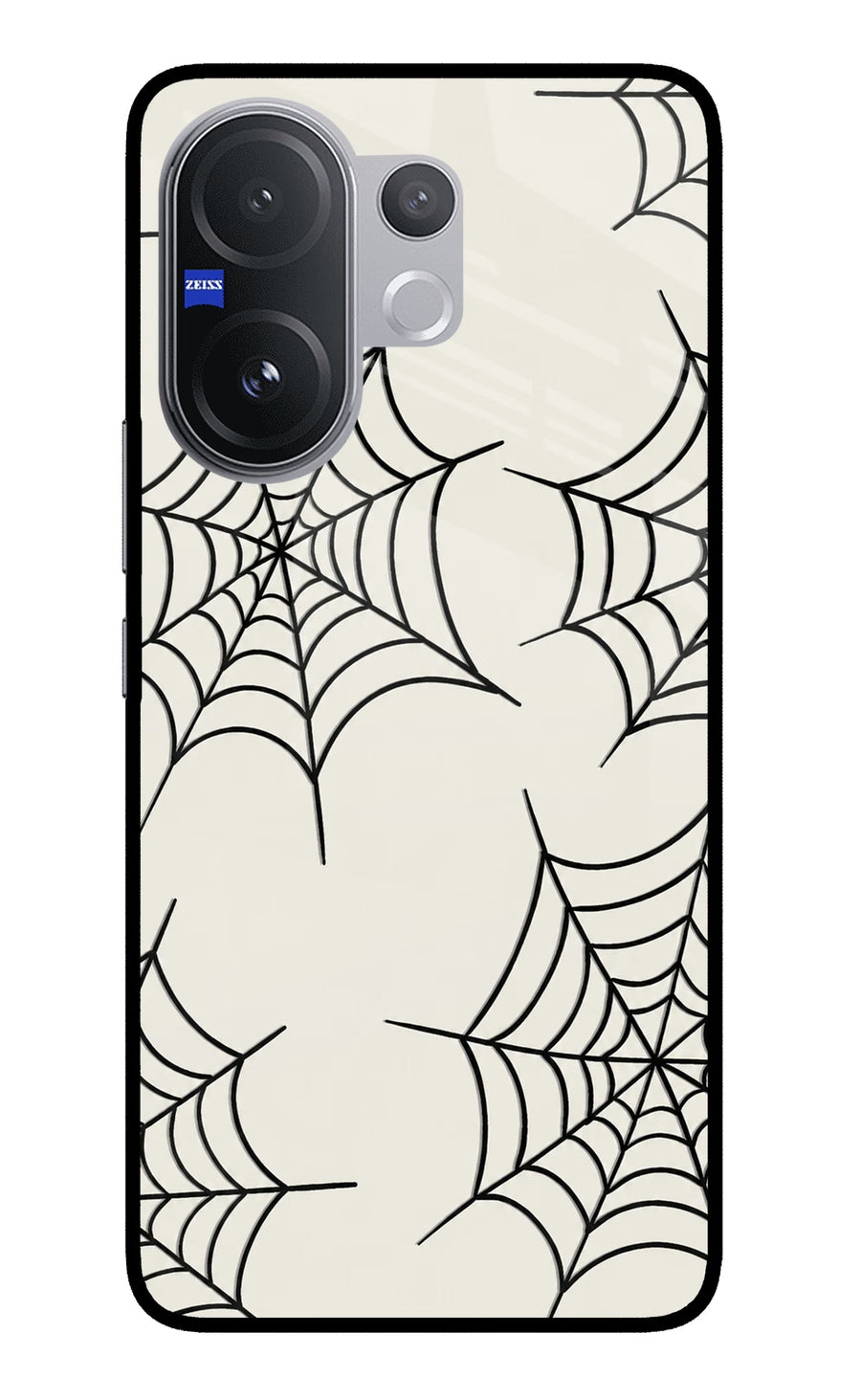 Spider Web Vivo V60 5G Back Cover, Metal case
