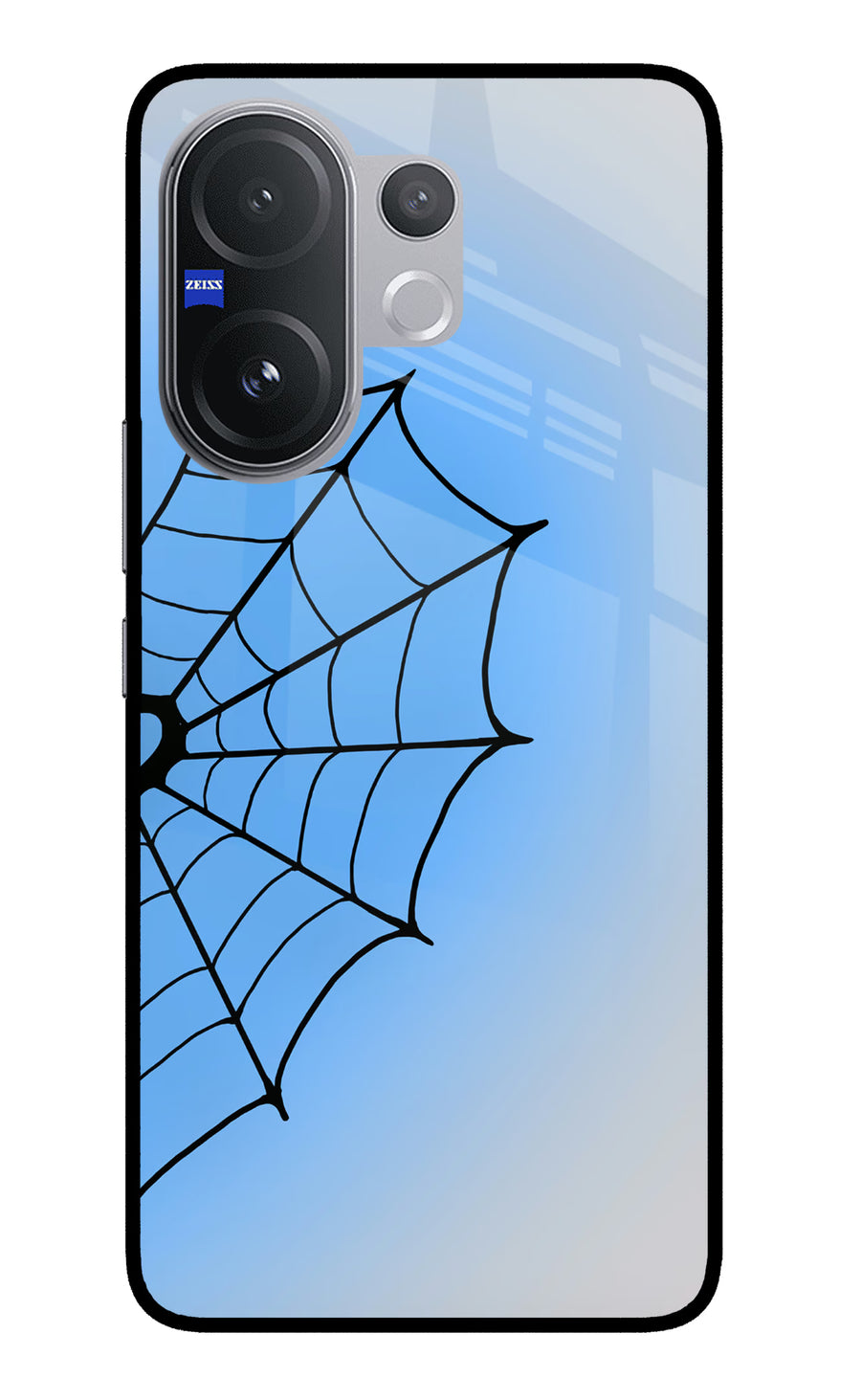 Blue Web Vivo V60 5G Back Cover, Metal case