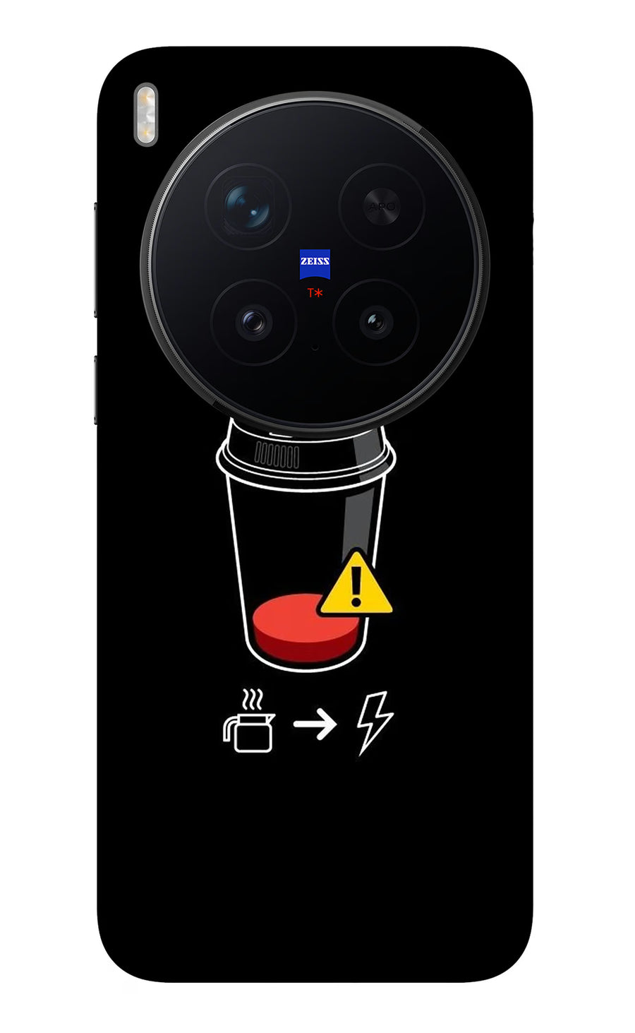 Coffee Vivo X300 Pro Back Cover, Metal case