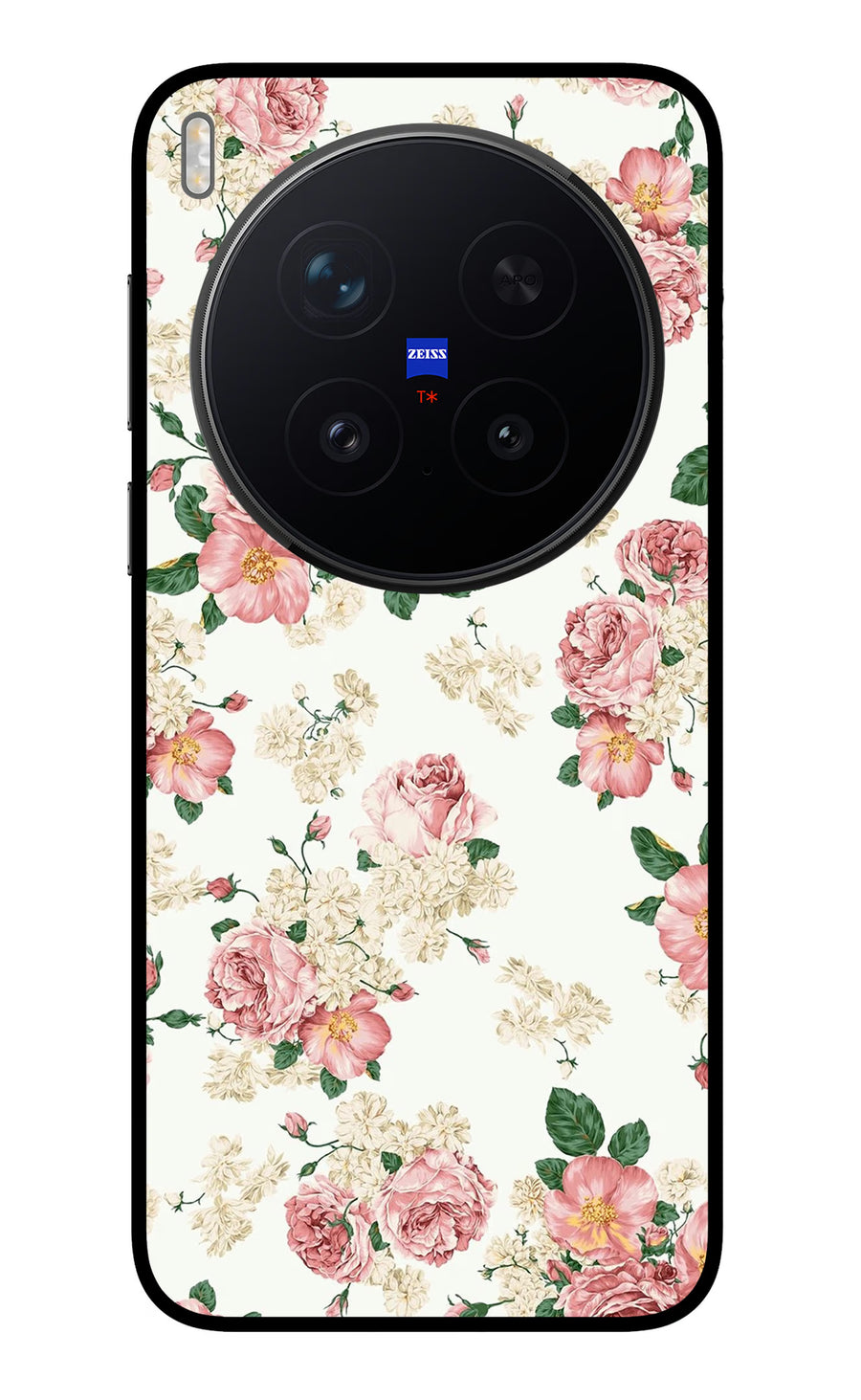 Flowers Vivo X300 Pro Back Cover, Metal case
