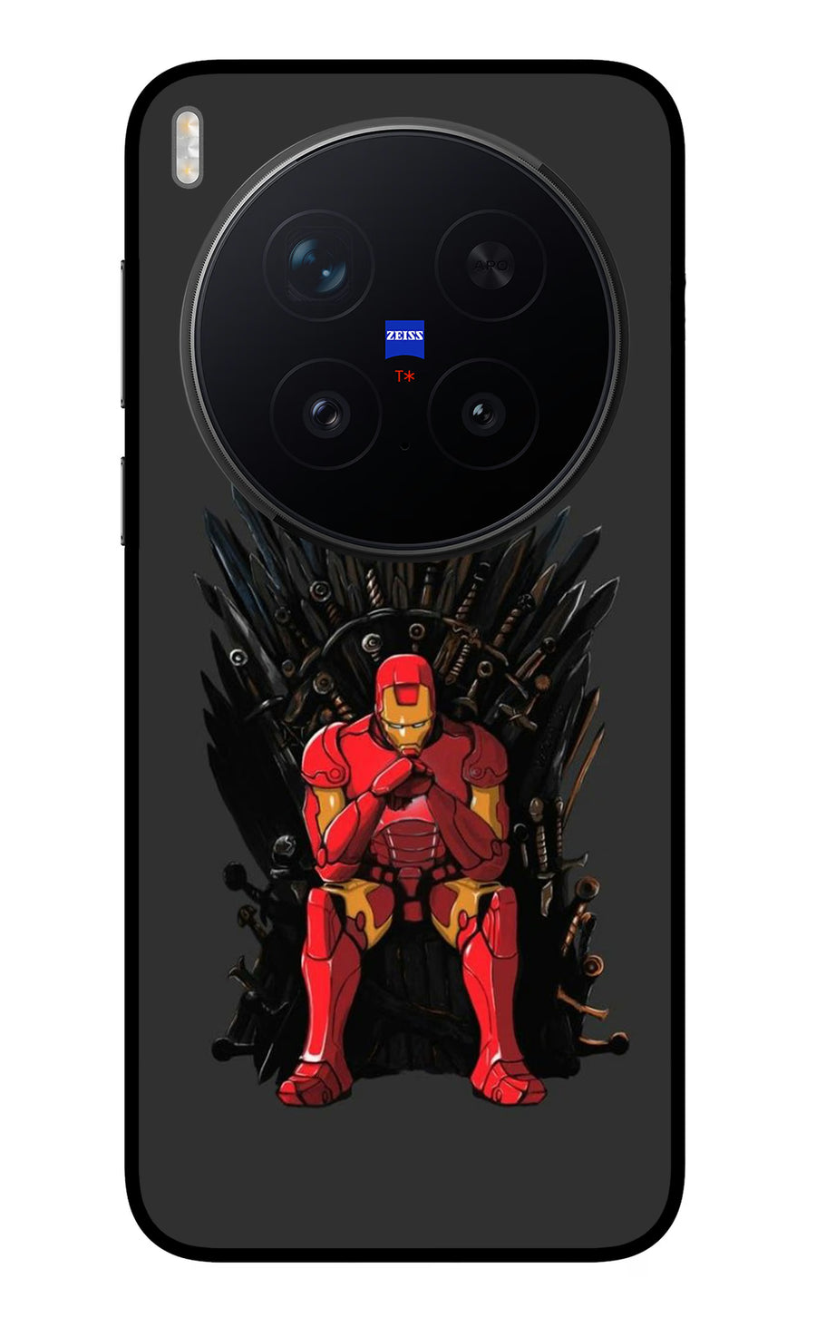 Ironman Throne Vivo X300 Pro Back Cover, Metal case