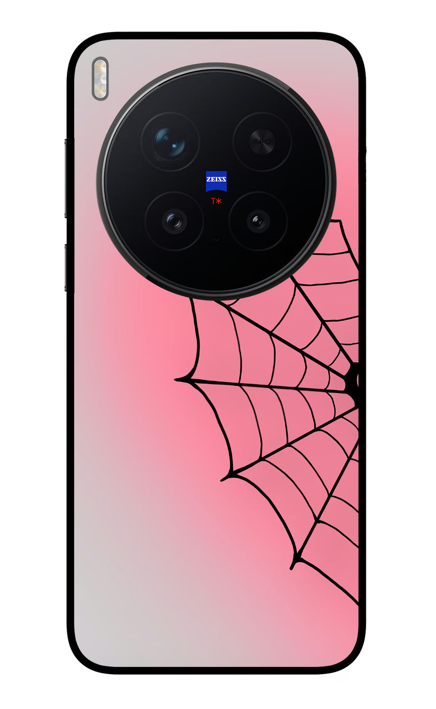 Pink Web Vivo X300 Pro Back Cover, Metal case