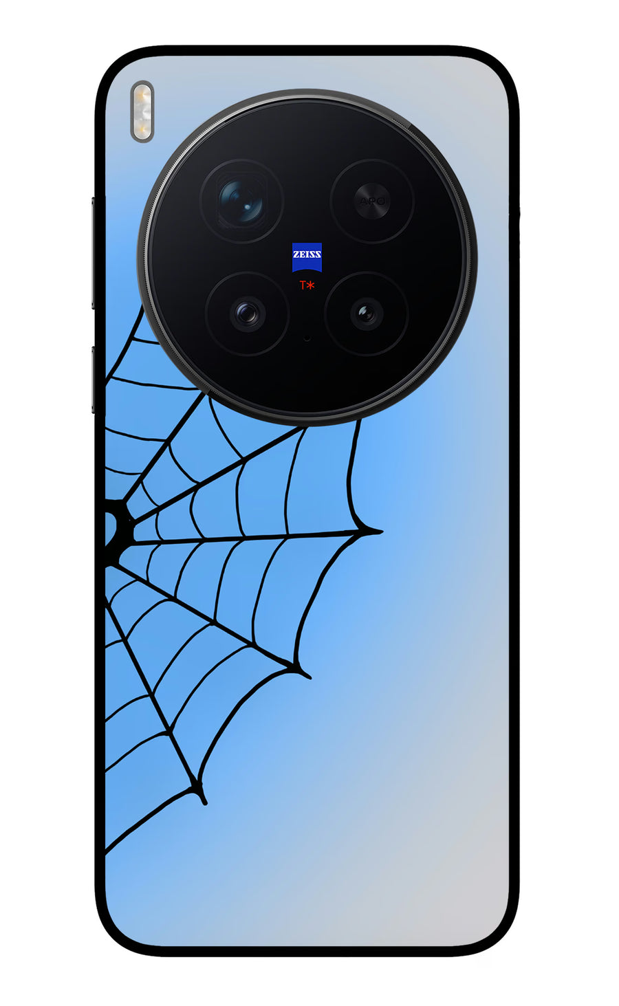 Blue Web Vivo X300 Pro Back Cover, Metal case