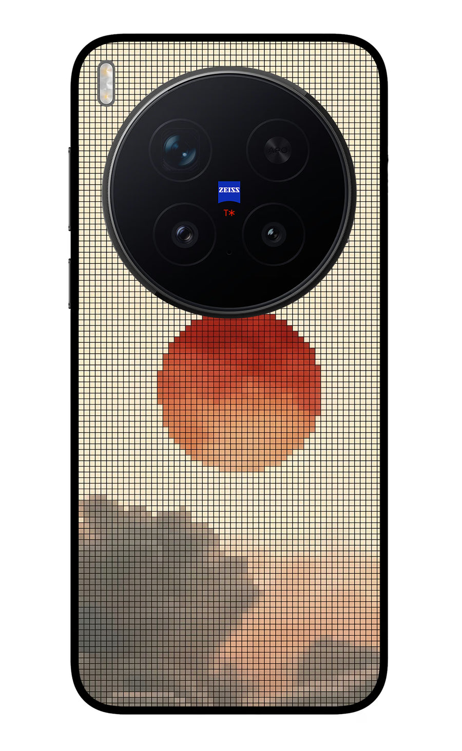Pixel Sun Vivo X300 Pro Back Cover, Metal case