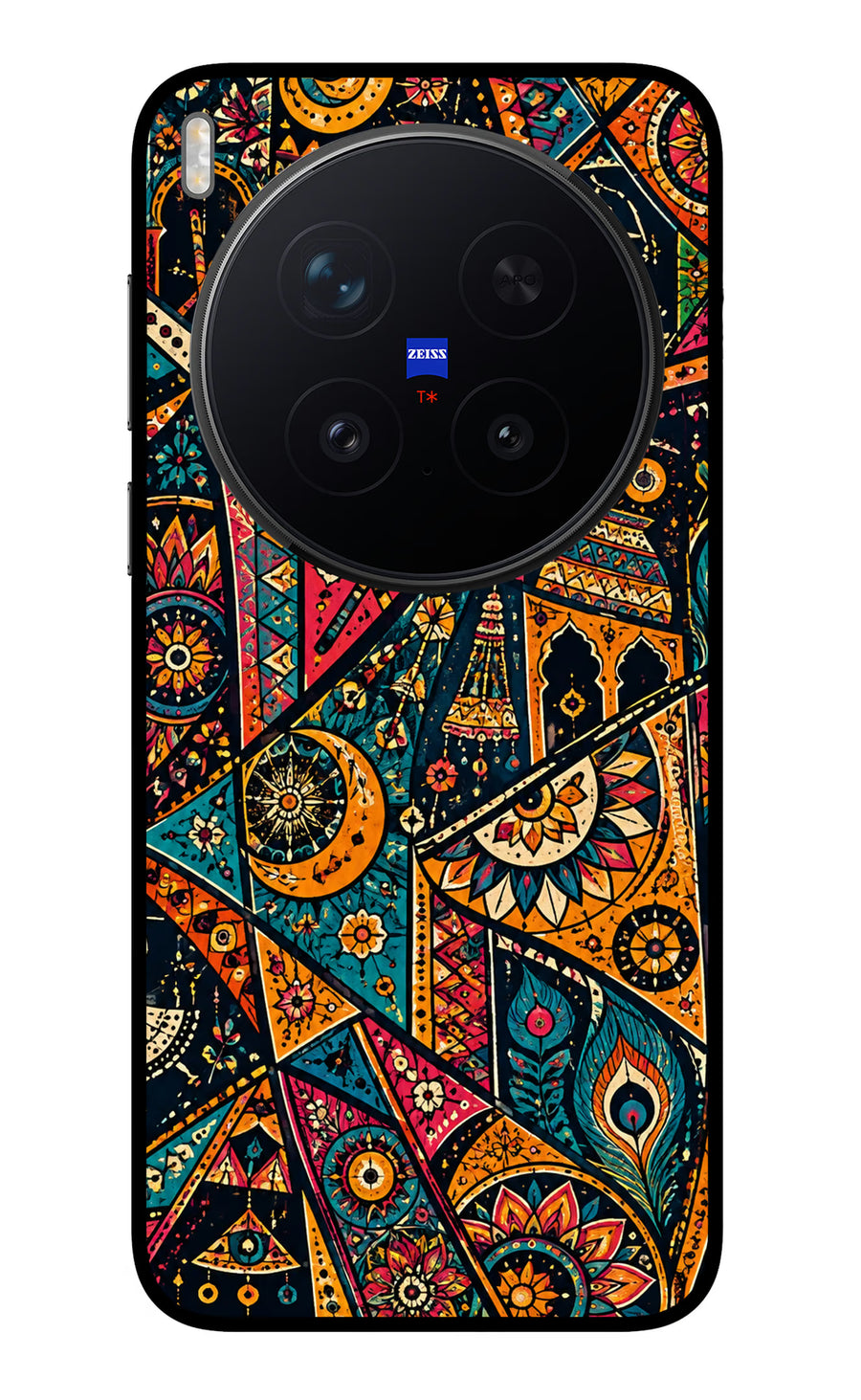 Folk Print Vivo X300 Pro Back Cover, Metal case