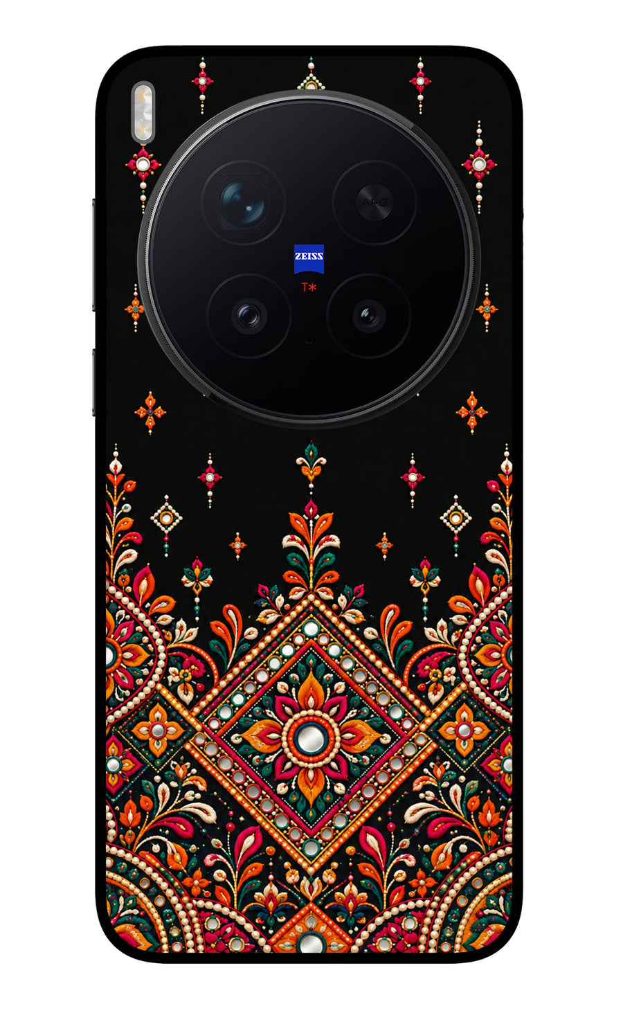 Noir Mehfil Vivo X300 Pro Back Cover, Metal case