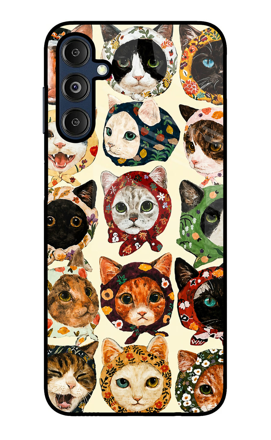 Cool Cat Samsung M14 5G Back Cover, Metal case