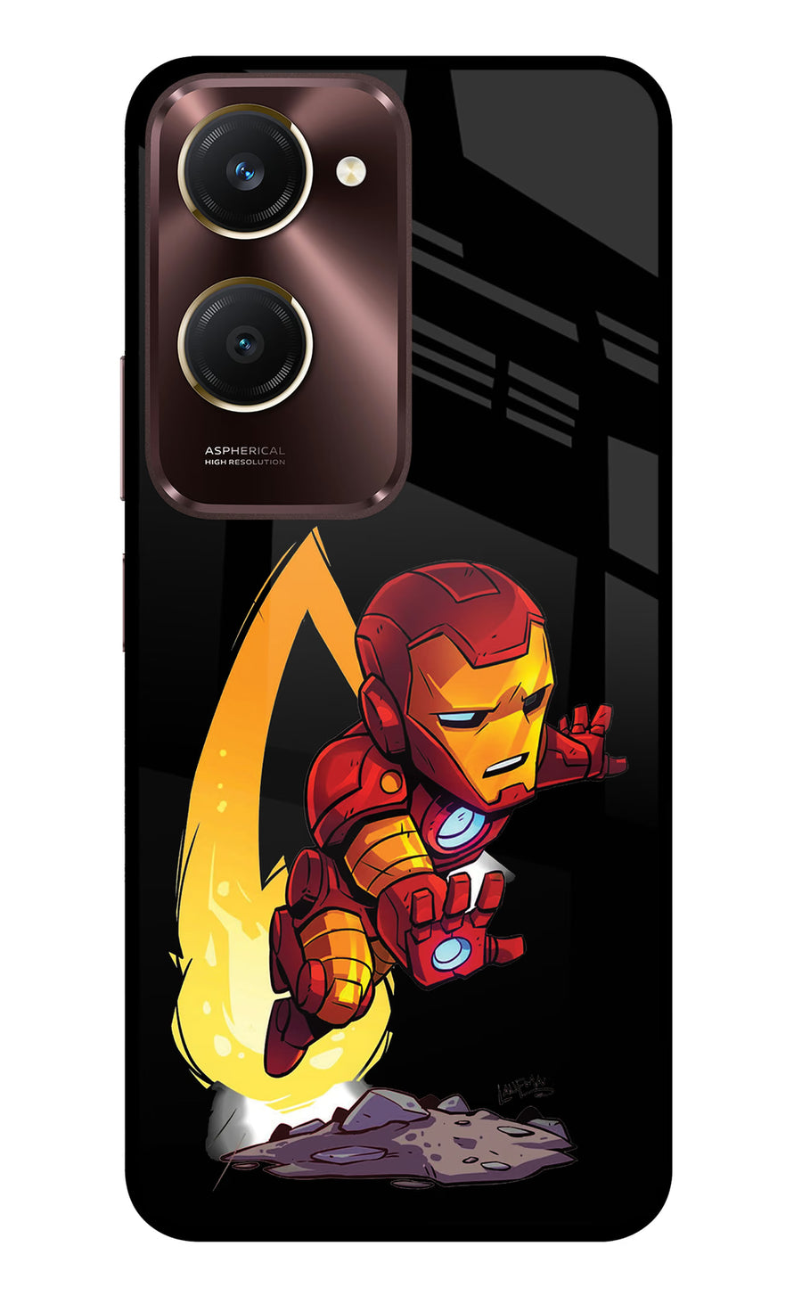 IronMan Vivo Y28s 5G Back Cover, Metal case