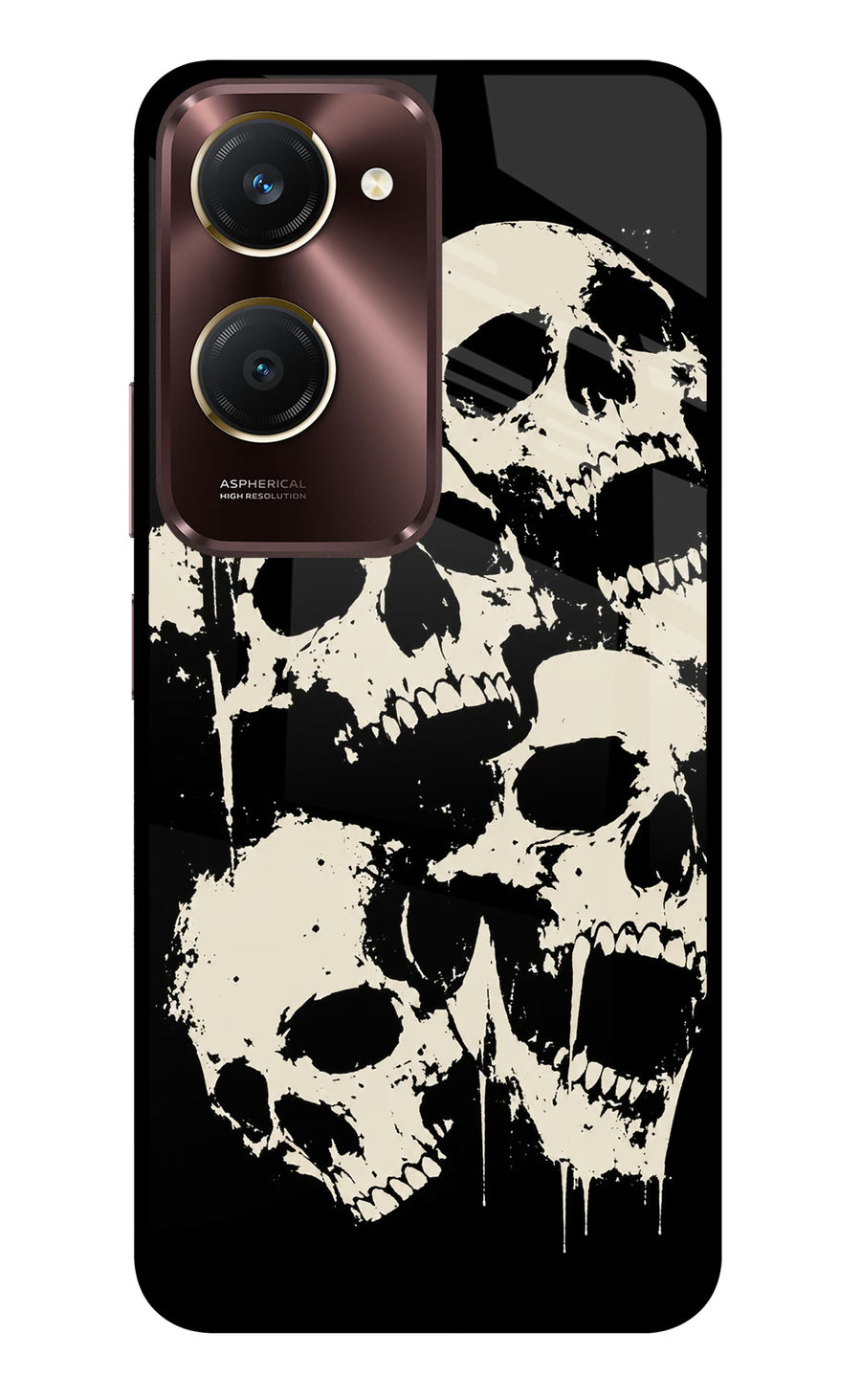 Dead Stack Vivo Y28s 5G Back Cover, Metal case