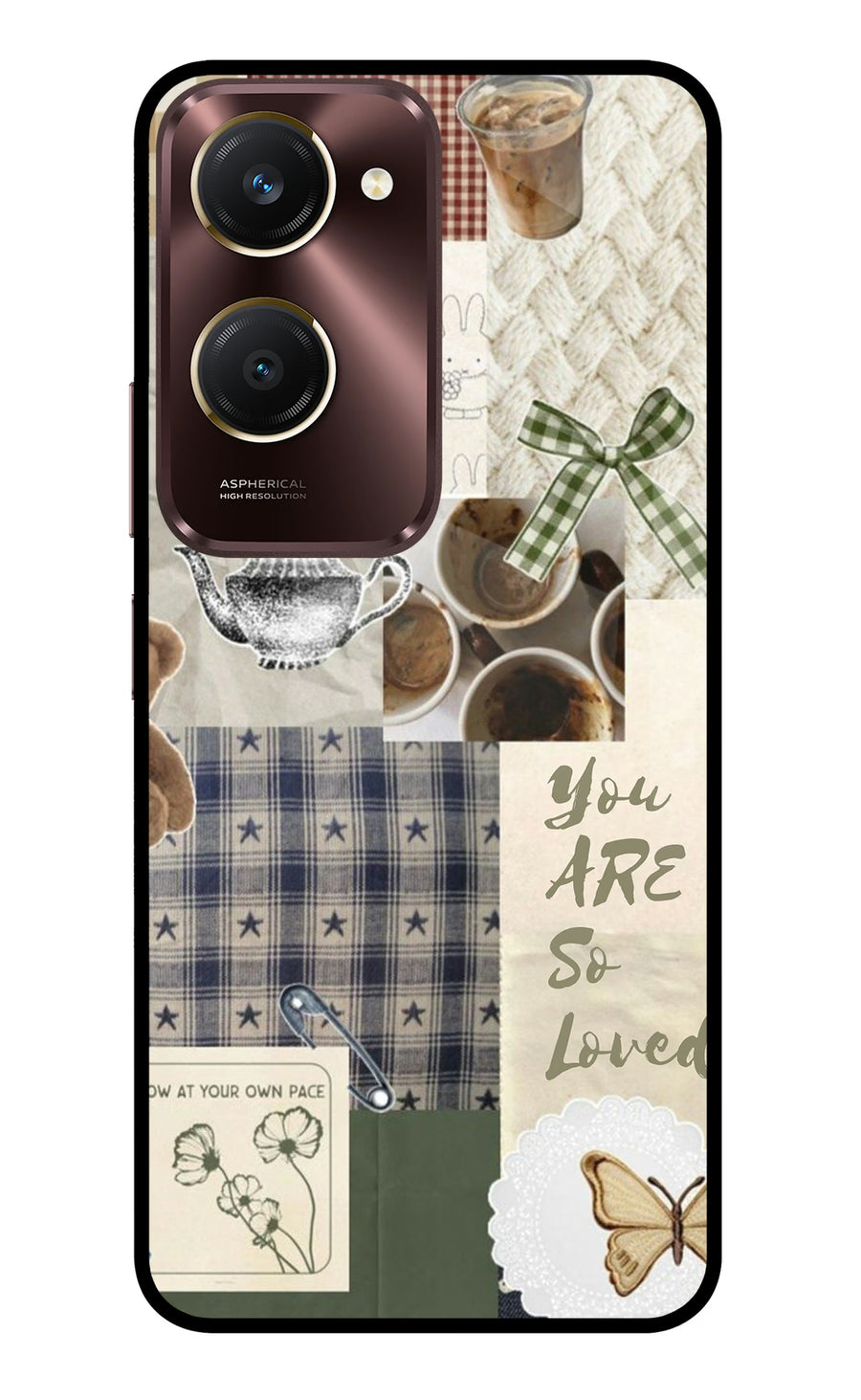 Cookie Vivo Y28s 5G Back Cover, Metal case